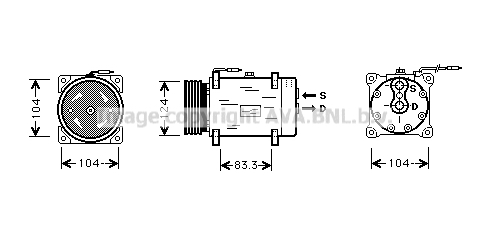 Radiateur, refroidissement du moteur PRIX CANON, par ex. pour Subaru