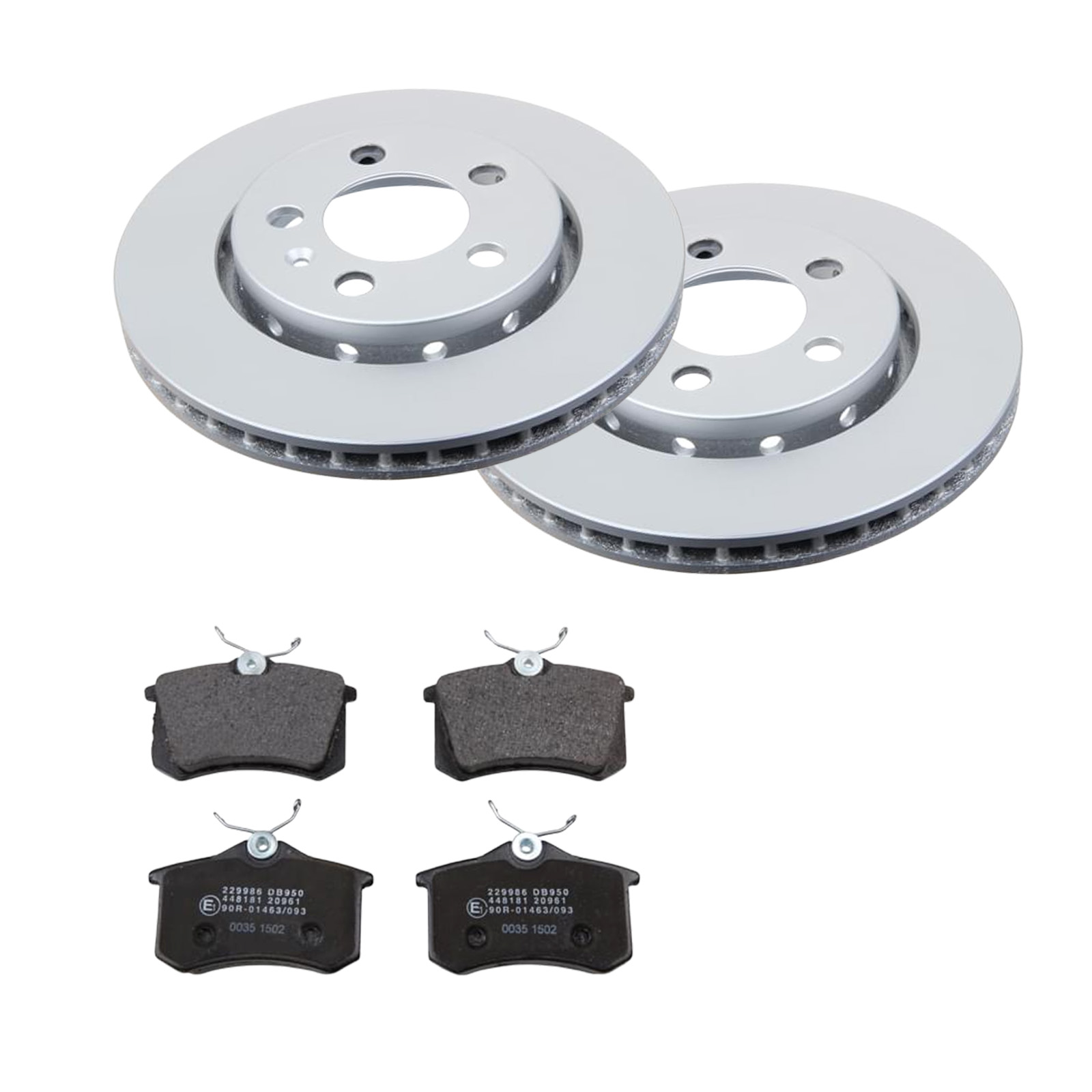 2X A.B.S. BREMSSCHEIBEN 239mm VORNE PASSEND FÜR FORD FIESTA