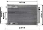 Kondensator, Klimaanlage FORD C-MAX