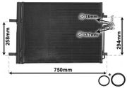 Kondensator, Klimaanlage FORD MONDEO