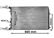 Kühler, Motorkühlung SKODA