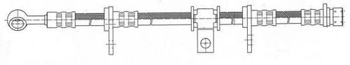 Produktbild für Bremsschlauch
