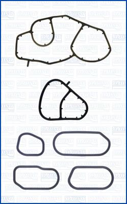 Kit de joints, radiateur d'huile AJUSA, par ex. pour Ford, Citroën, Peugeot, Volvo, Toyota, Fiat, Mazda, Suzuki, Mini