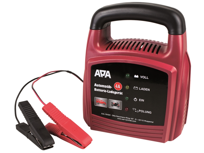 Chargeur de batterie automatique 12 V - 4 ampères APA