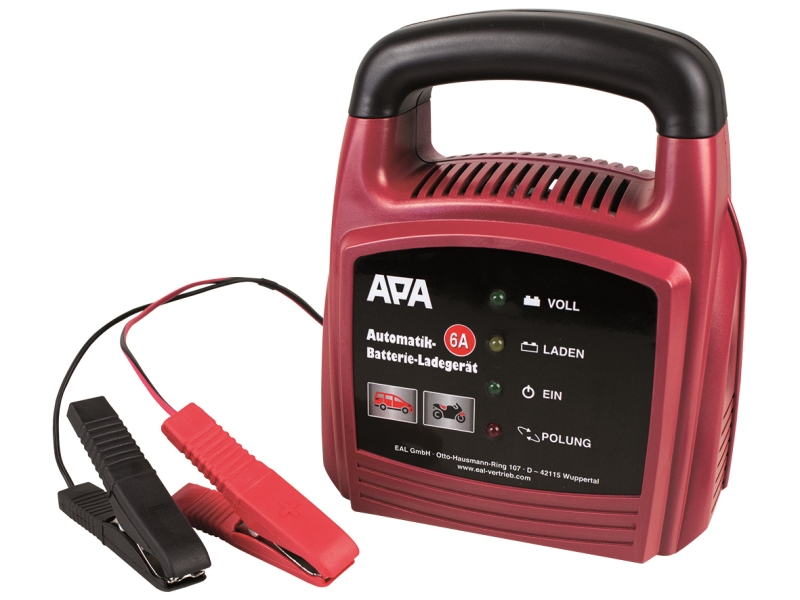 Chargeur de batterie automatique 12 V - 6 ampères APA