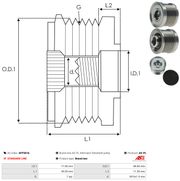 Generatorfreilauf NISSAN X-TRAIL