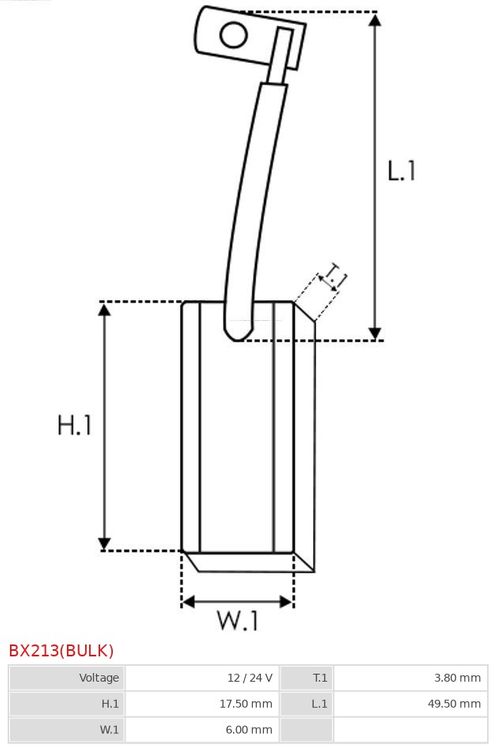 Produktbild für Kohlebürste, Generator