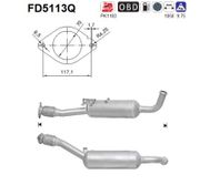 Ruß-/Partikelfilter, Abgasanlage RENAULT TRAFIC II