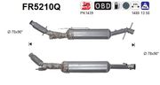 Ruß-/Partikelfilter, Abgasanlage TOYOTA VERSO