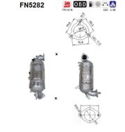 Ruß-/Partikelfilter, Abgasanlage HYUNDAI TUCSON