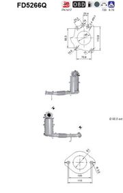 Ruß-/Partikelfilter, Abgasanlage MAZDA CX-5