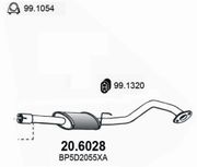 Mittelschalldämpfer MAZDA MX-5