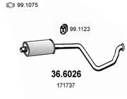 Mittelschalldämpfer PEUGEOT 306