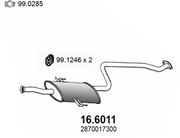 Mittelschalldämpfer HYUNDAI MATRIX