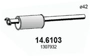 Mittelschalldämpfer VOLVO V50