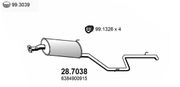 Endschalldämpfer MERCEDES-BENZ V-KLASSE