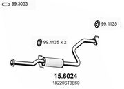 Mittelschalldämpfer HONDA CIVIC