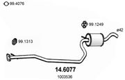 Mittelschalldämpfer MAZDA 121