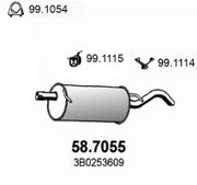 Endschalldämpfer VW PASSAT