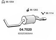Endschalldämpfer AUDI A4