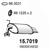 Endschalldämpfer HONDA ACCORD