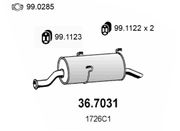 Endschalldämpfer PEUGEOT 306