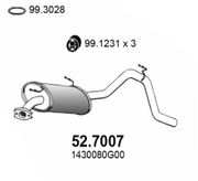 Endschalldämpfer SUZUKI WAGON R+