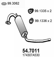 Endschalldämpfer TOYOTA RAV 4