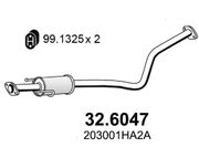 Mittelschalldämpfer NISSAN MICRA