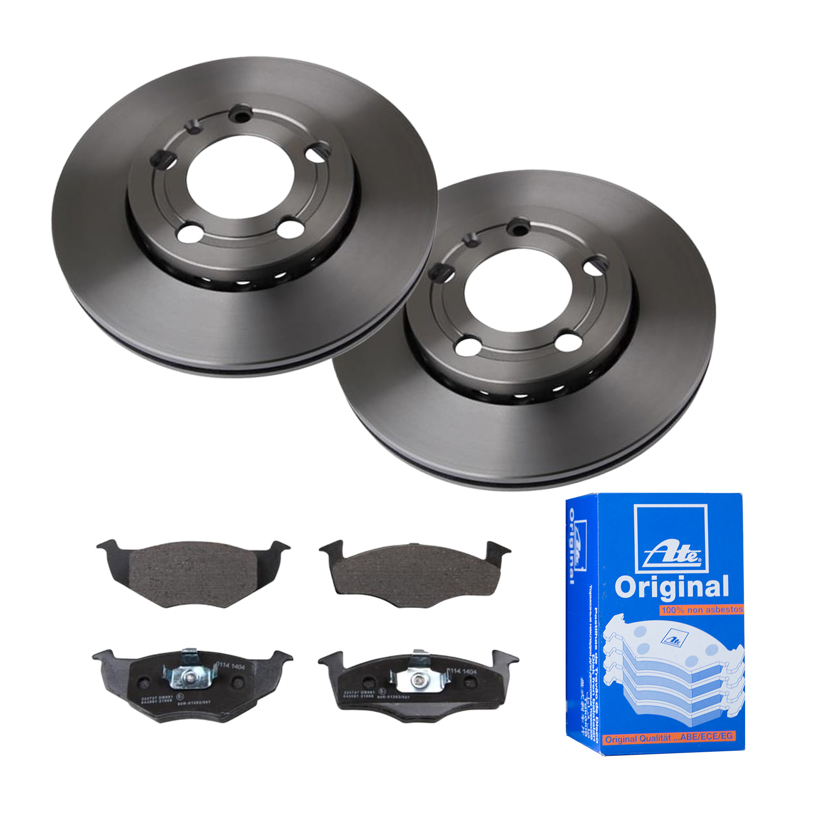 Bremsscheiben Vorne Set 2 Bremsscheiben Belüftet 288 Mm + Bremsbeläge Vorne Von Brembo Bremse Vorne