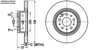 Produktbild für Bremsscheibe