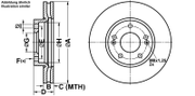 Bremsscheibe KIA CARENS