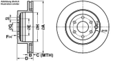 Bremsscheibe NISSAN PATHFINDER