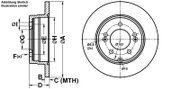 Bremsscheibe KIA OPTIMA