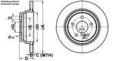 Bremsscheibe MERCEDES-BENZ SL