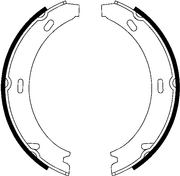 Bremsbackensatz, Feststellbremse PORSCHE