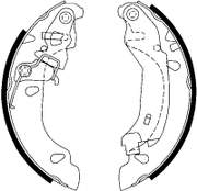 Bremsbackensatz FIAT PANDA