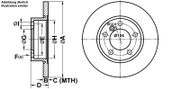 Bremsscheibe PowerDisc BMW Z4