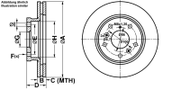 Bremsscheibe MAZDA 626