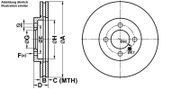 Bremsscheibe PowerDisc BMW Z1