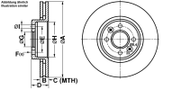 Bremsscheibe PowerDisc RENAULT KANGOO