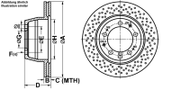 Bremsscheibe PORSCHE 911