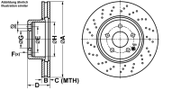 Bremsscheibe MERCEDES-BENZ SL