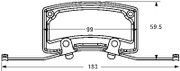 Feder, Bremssattel AUDI A4