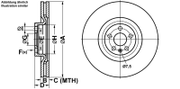 Bremsscheibe VOLVO XC90