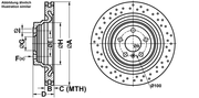 Bremsscheibe MERCEDES-BENZ GL-KLASSE