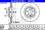 Bremsscheibe SEAT LEON