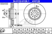 Bremsscheibe PEUGEOT 807