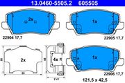 Bremsbelagsatz, Scheibenbremse KIA PICANTO