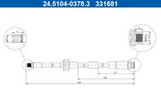 Bremsschlauch FIAT 500 C